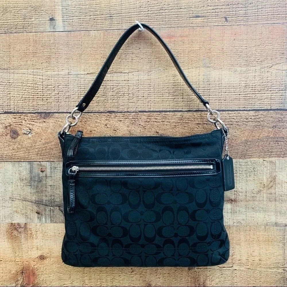 Coach Signature Poppy Shoulder Purse